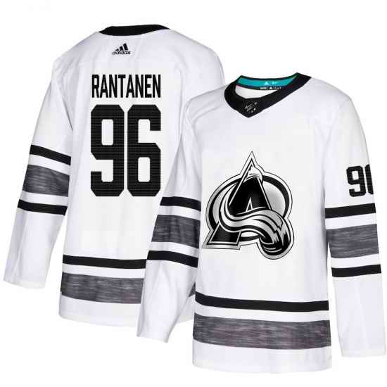 Avalanche #96 Mikko Rantanen White Authentic 2019 All Star Stitched Hockey Jersey